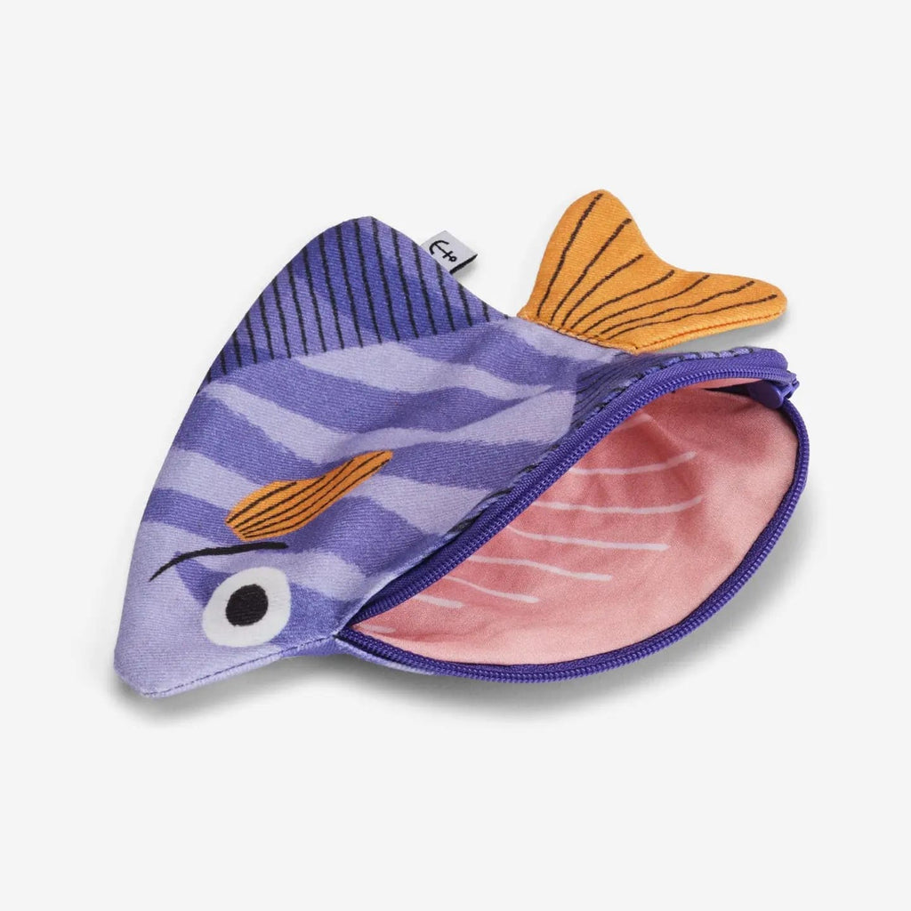 Porte-monnaie Poisson Lilas