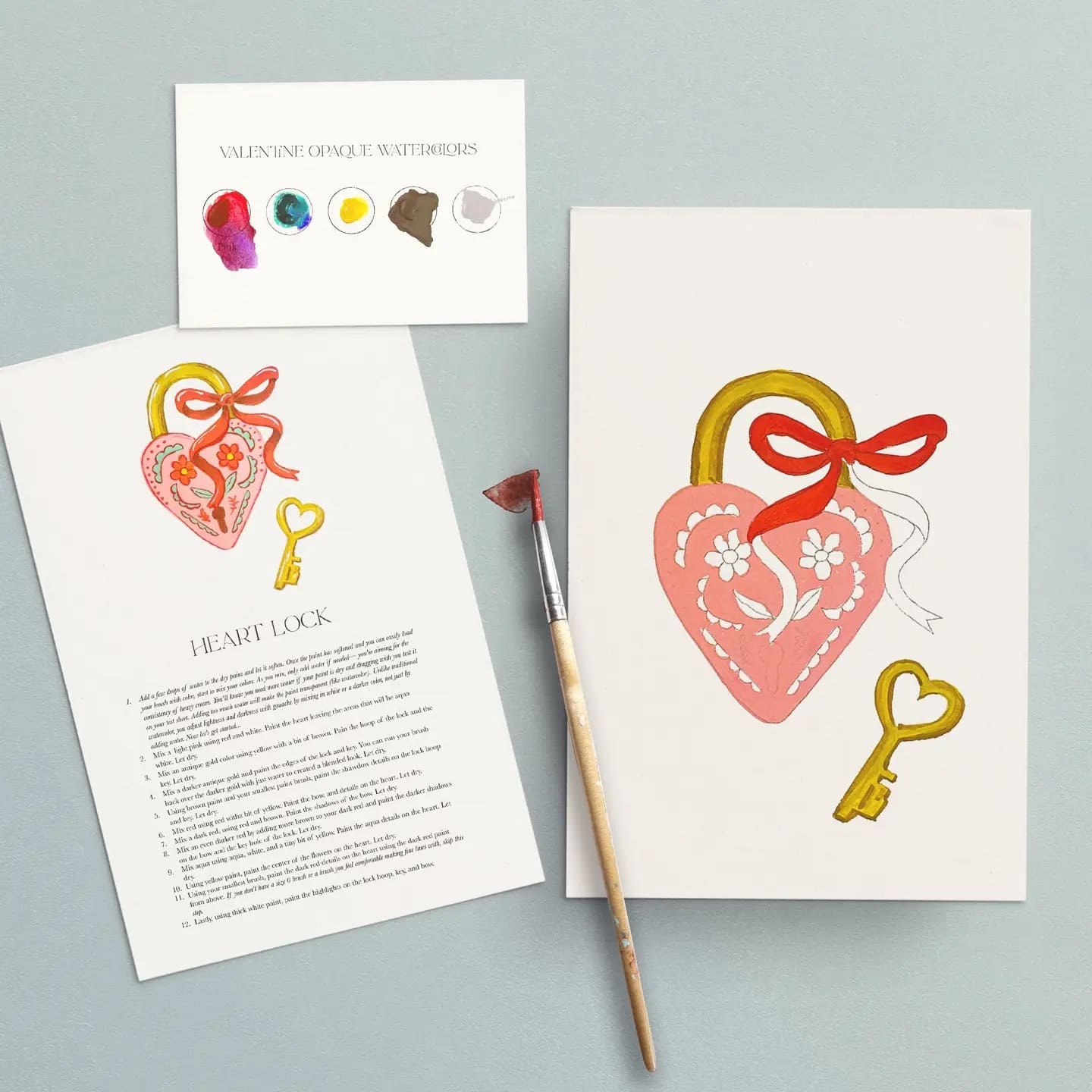 Kit Aquarelle Débutant Love Bomb