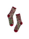 Chaussettes Transparentes - Serpents Fleuris