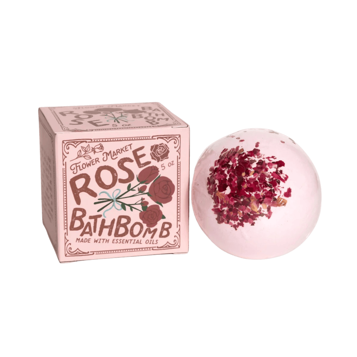 Bombe de Bain à la Rose