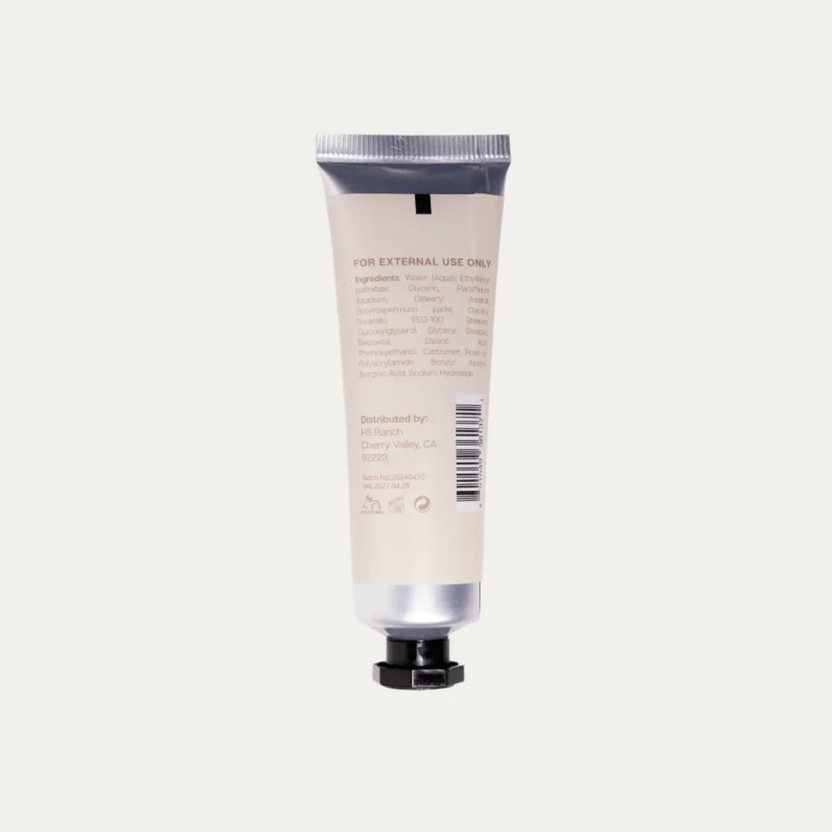 Crème pour les mains parfumée à la rose