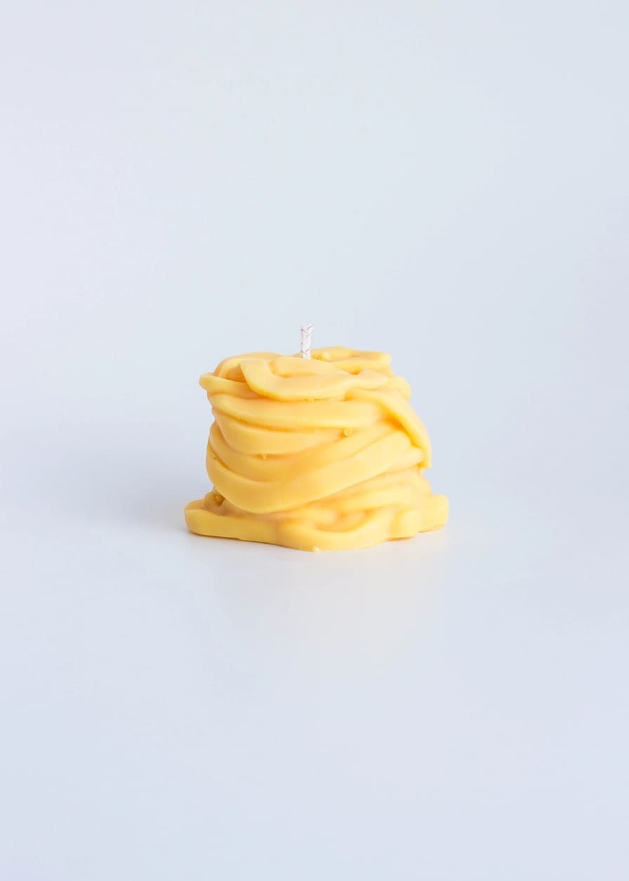Bougie tagliatelle parfumée en cire de soja