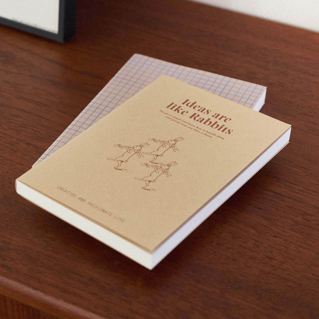 Protège-livre en papier « Ideas Are Like Rabbits »