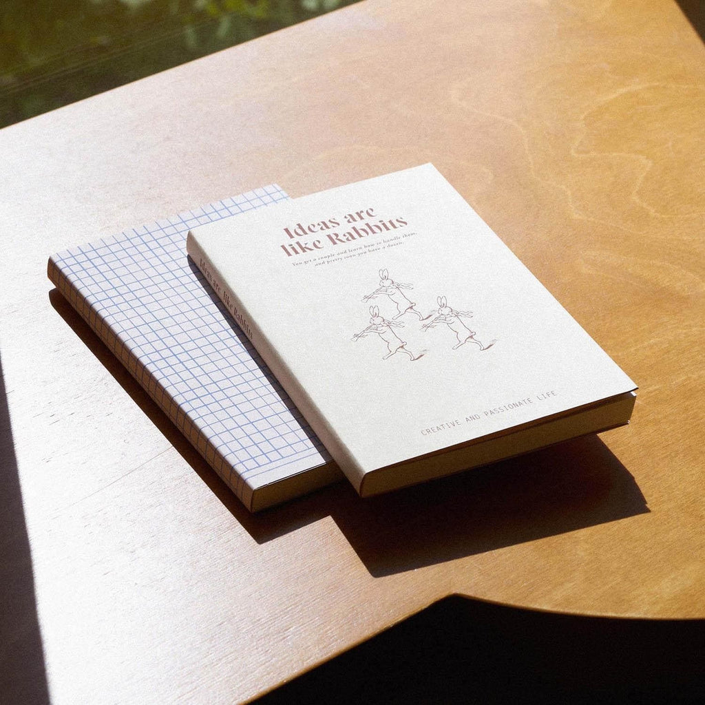 Protège-livre en papier « Ideas Are Like Rabbits »