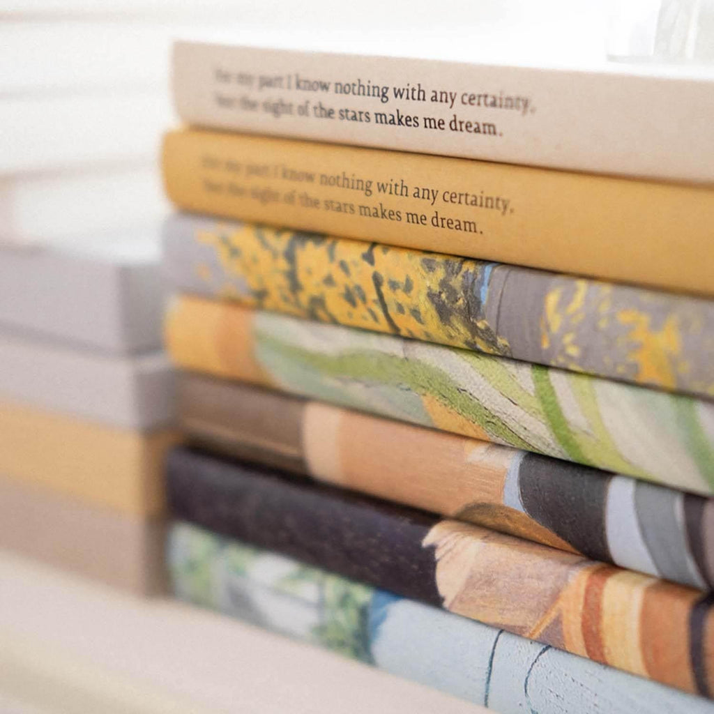 Protège-livre illustré Maison Jaune sous les Fleurs