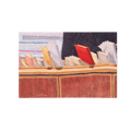 Protège-livre illustré Bibliothèque des Lecteurs