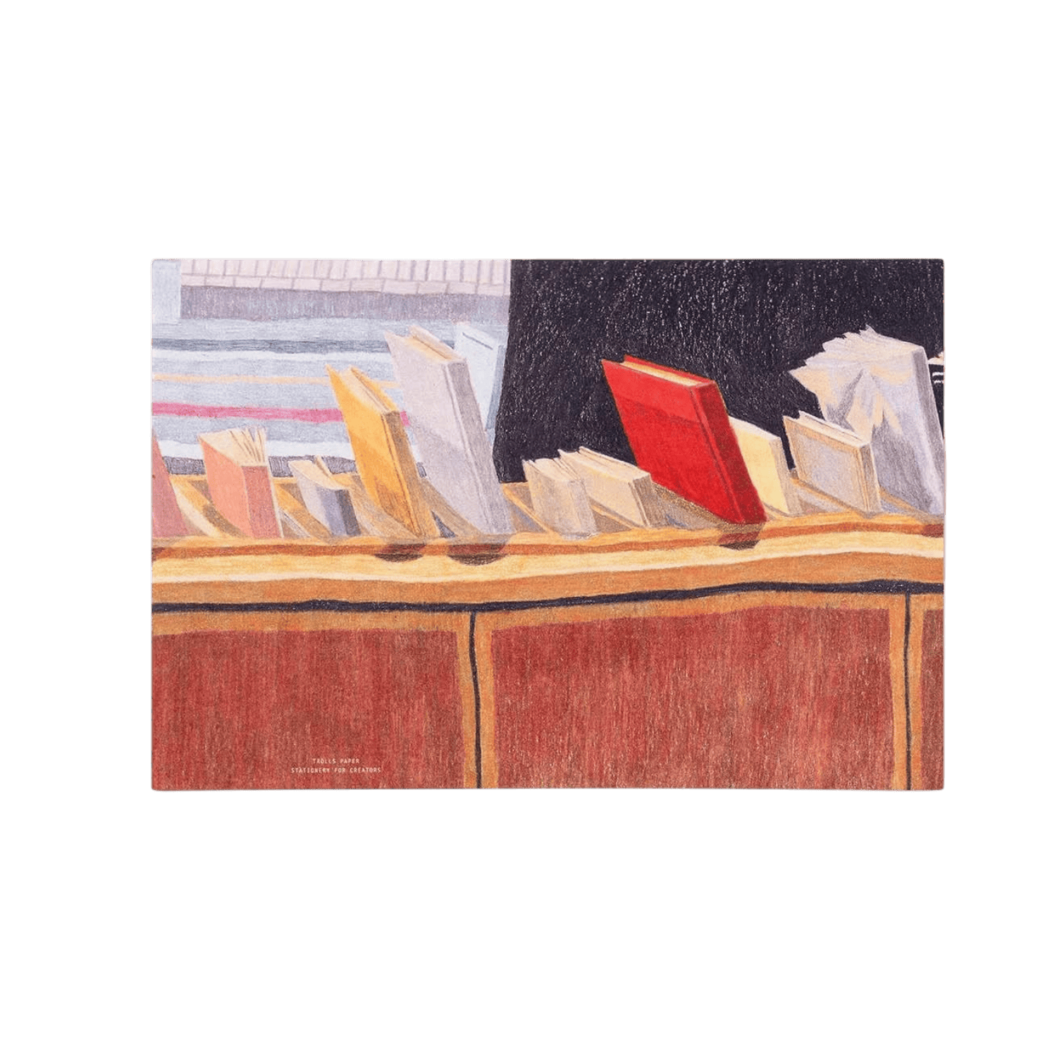 Protège-livre illustré Bibliothèque des Lecteurs