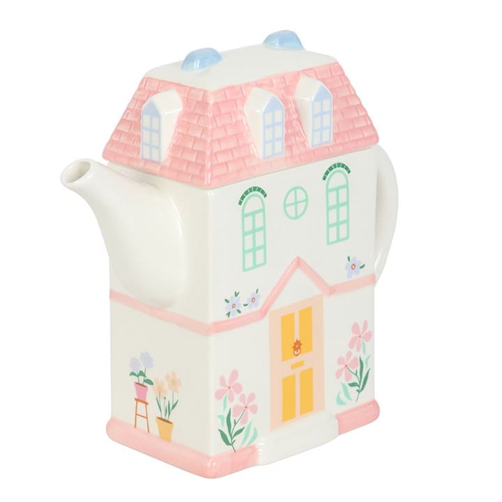 Théière Maison Cottage en Céramique