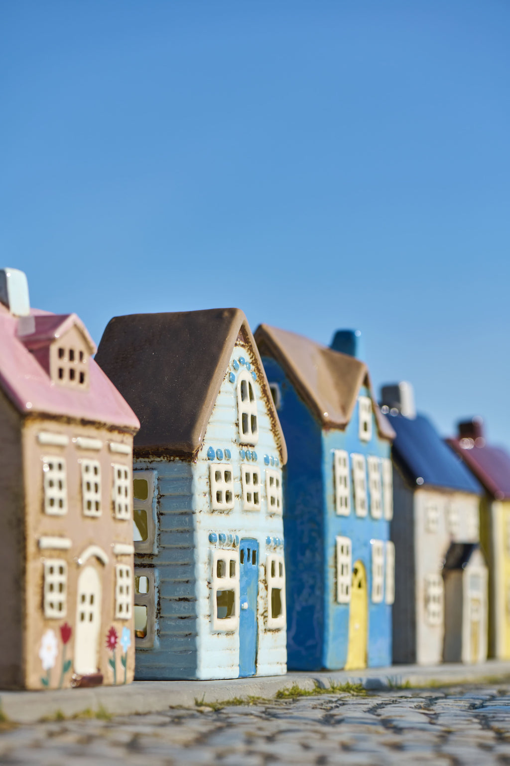 Maison Décorative Nyhavn Rose - Photophore en Céramique
