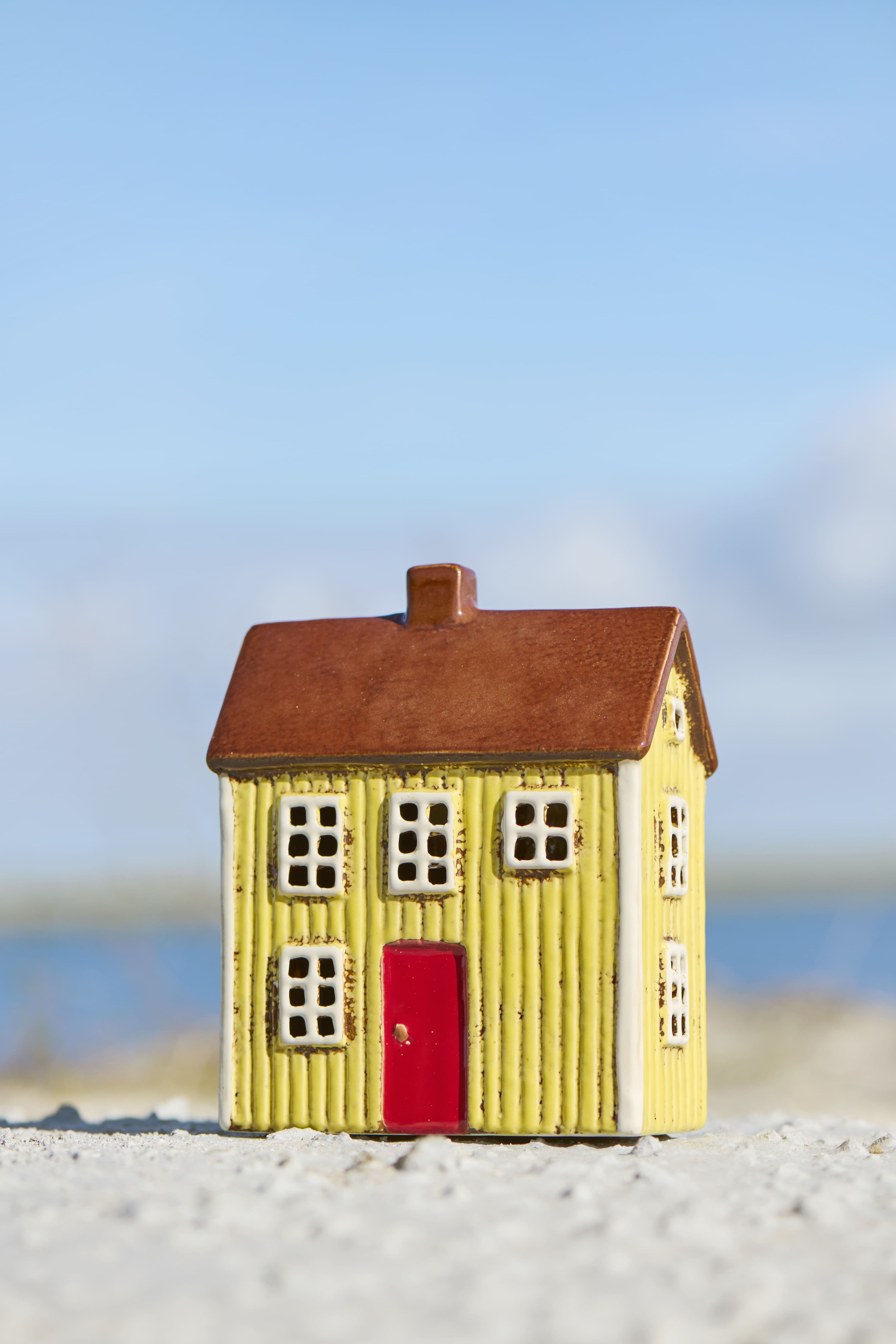 Maison Décorative Scandinave - Photophore en Céramique