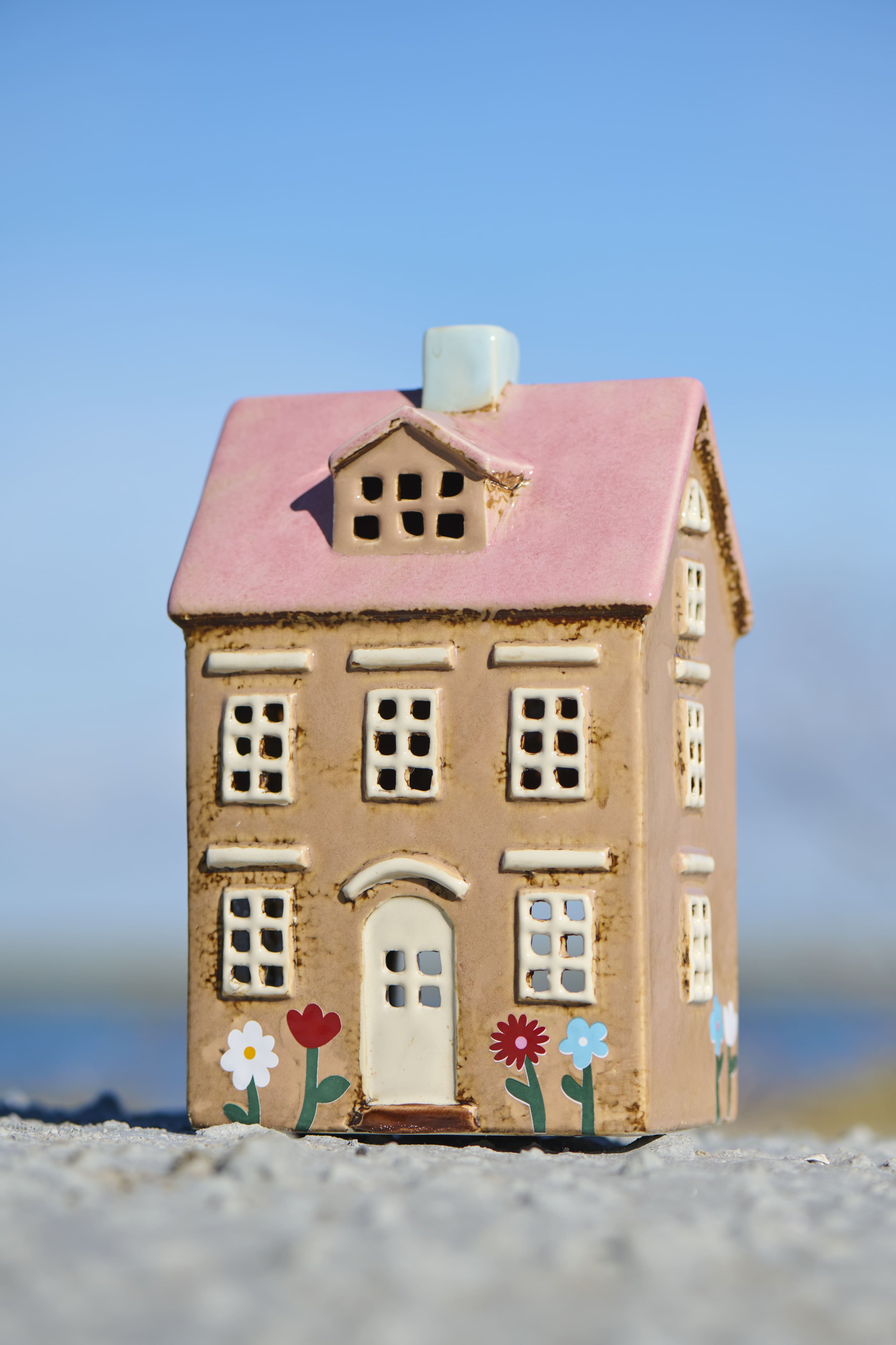 Maison Décorative Nyhavn Rose - Photophore en Céramique