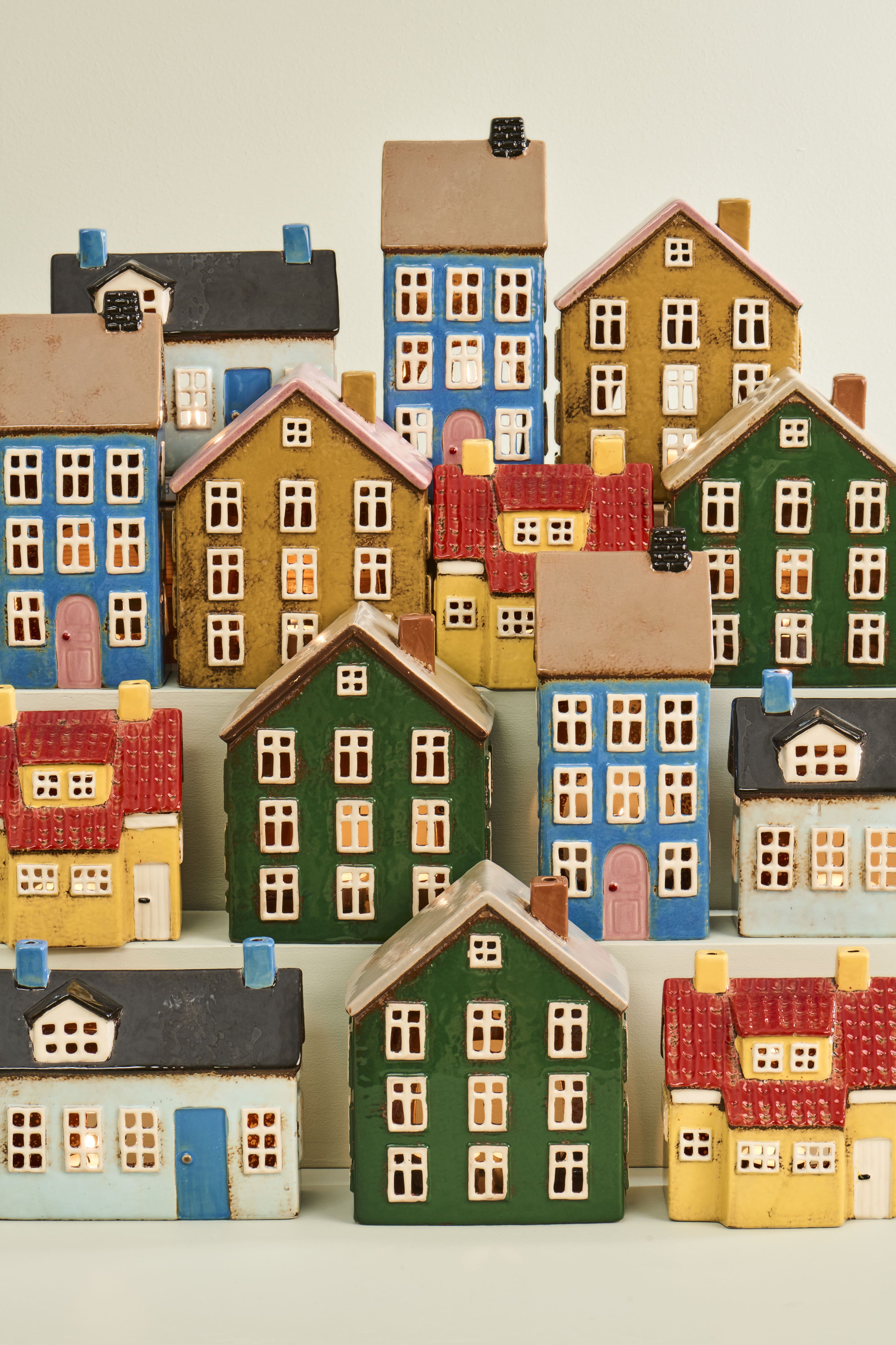 Maison Décorative Nyhavn - Photophore en Céramique