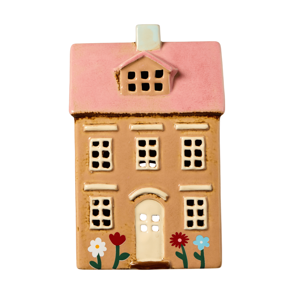 Maison Décorative Nyhavn Rose - Photophore en Céramique