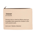 Trousse Amour - Pochette en Coton Bio