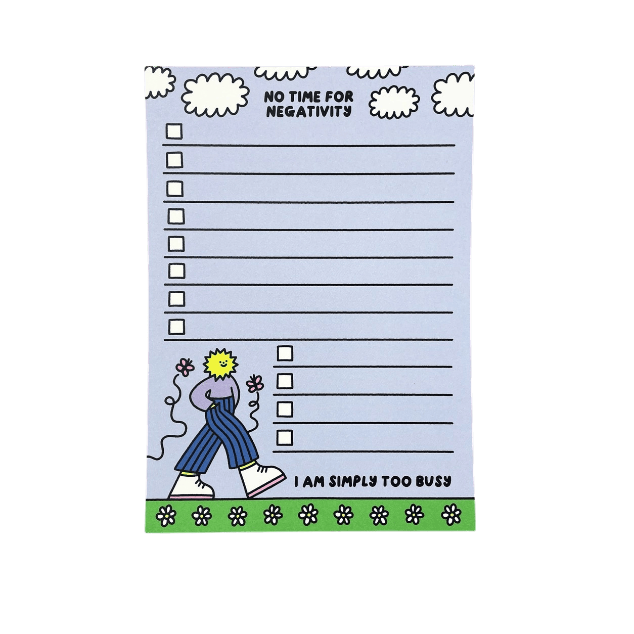 Bloc-notes to do list A5 citation positive
