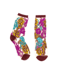 Chaussettes transparentes Fleurs Précieuses