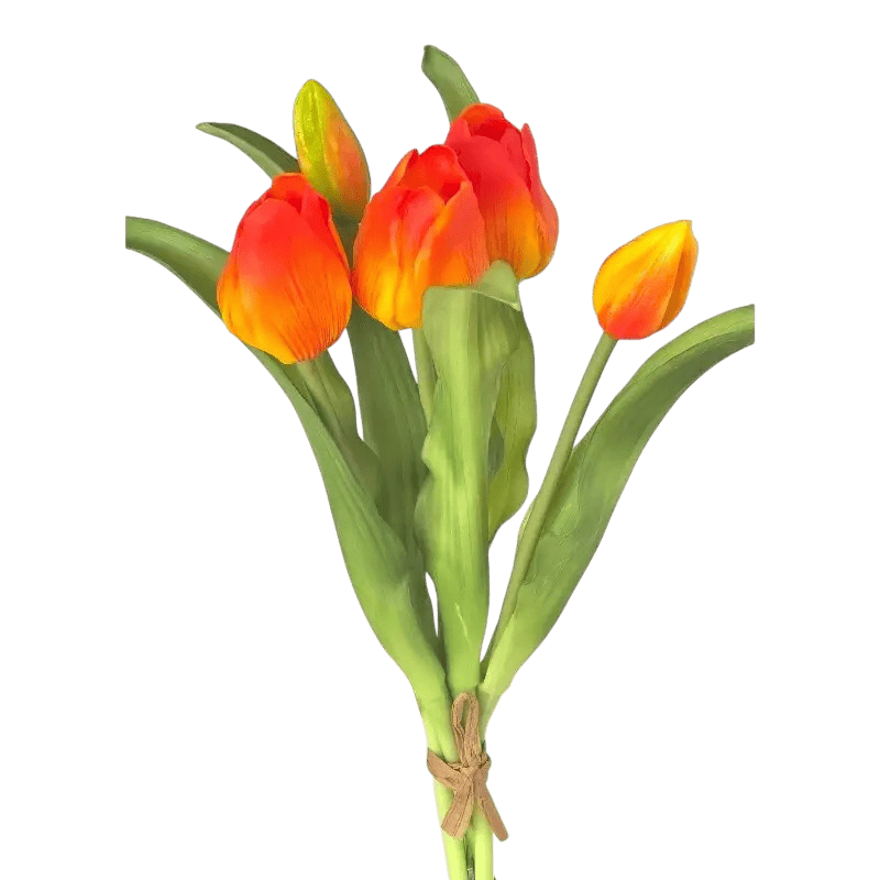 Botte de 5 Tulipes Artificielles Réalistes