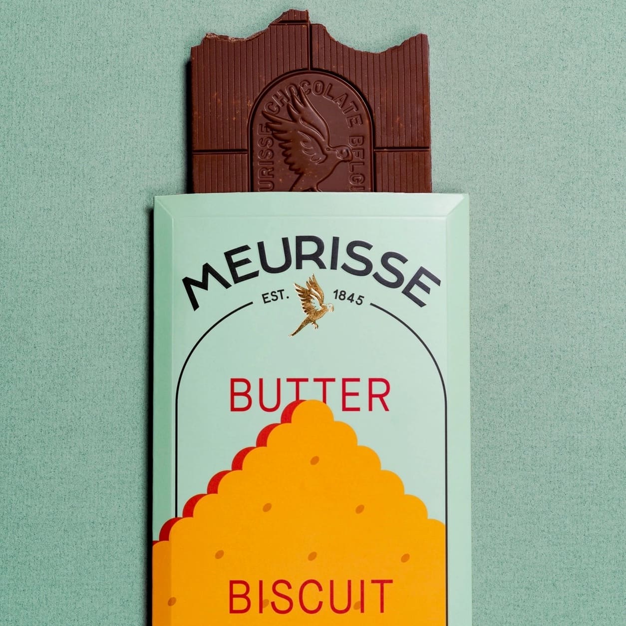 Chocolat au lait bio aux éclats de biscuit beurre