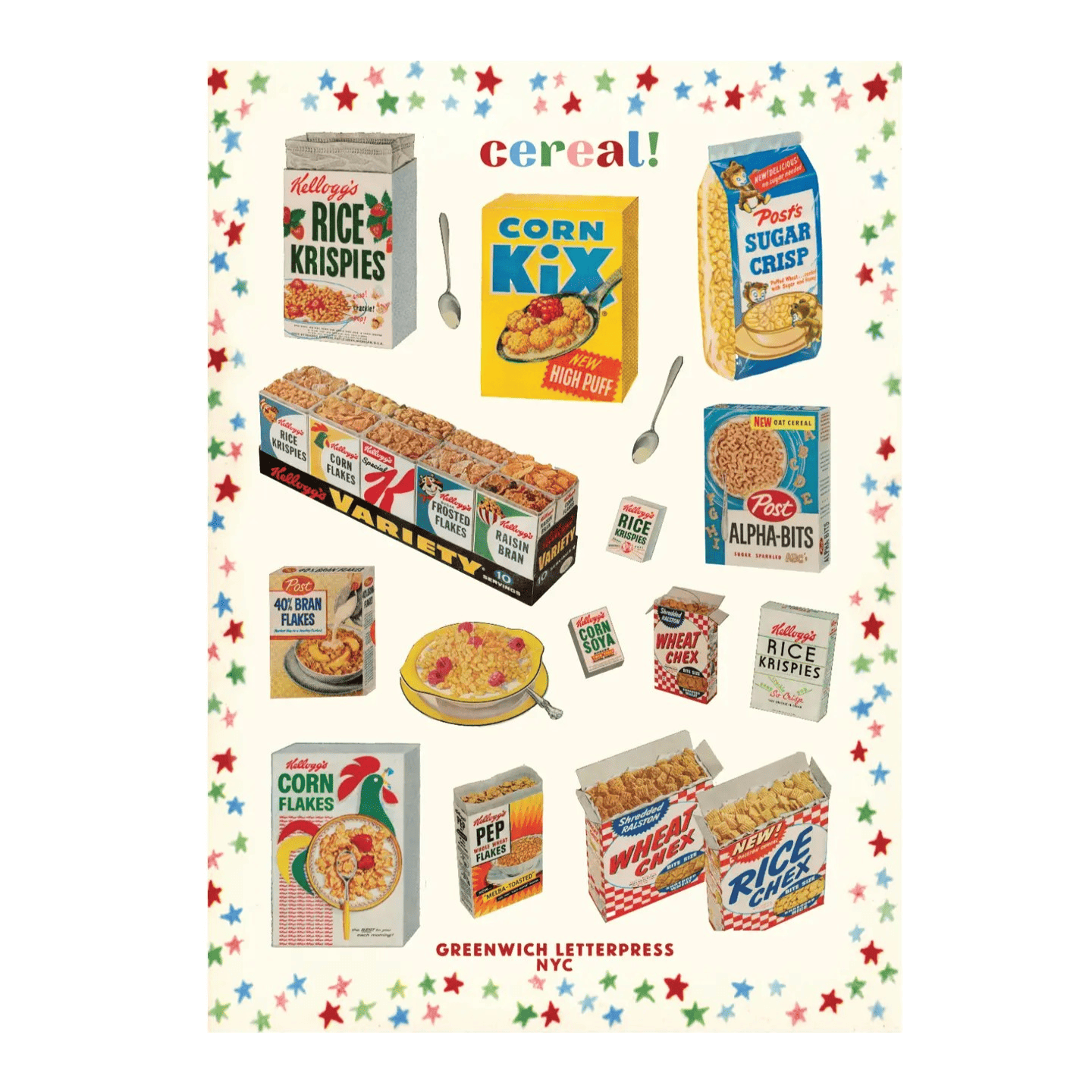 Planche de Stickers Vintage Sweet Treats