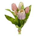 Botte de 5 Tulipes Artificielles Réalistes