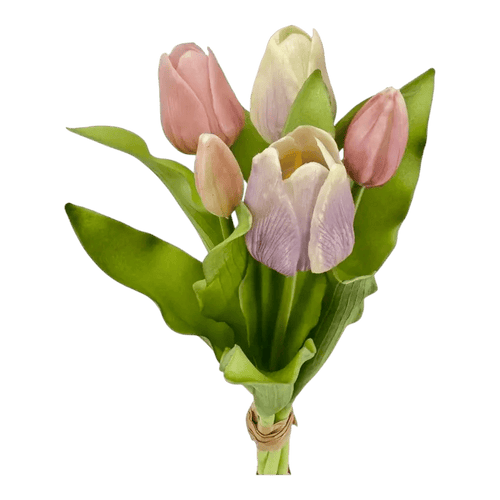 Botte de 5 Tulipes Artificielles Réalistes