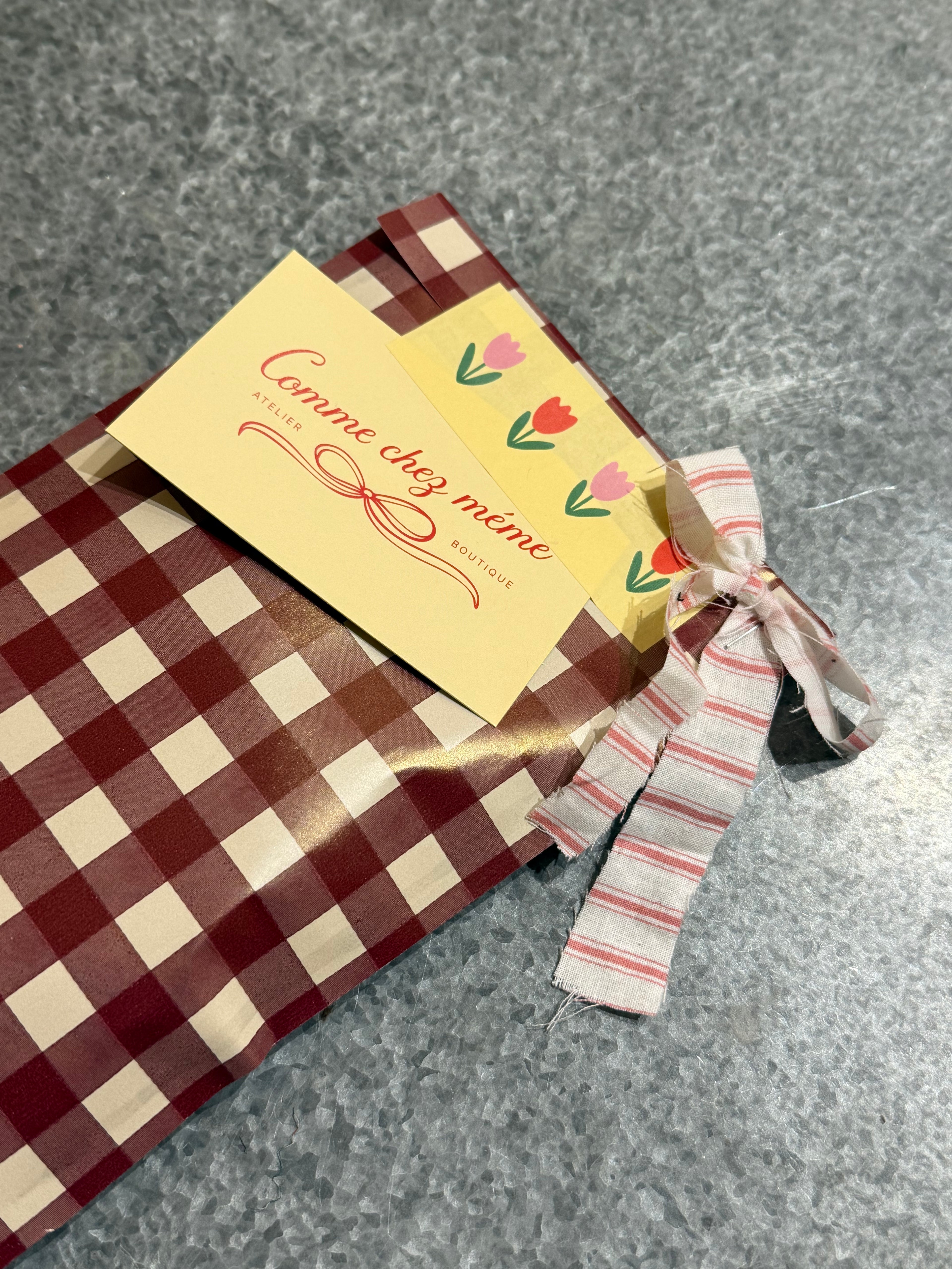 Emballage cadeau soigné