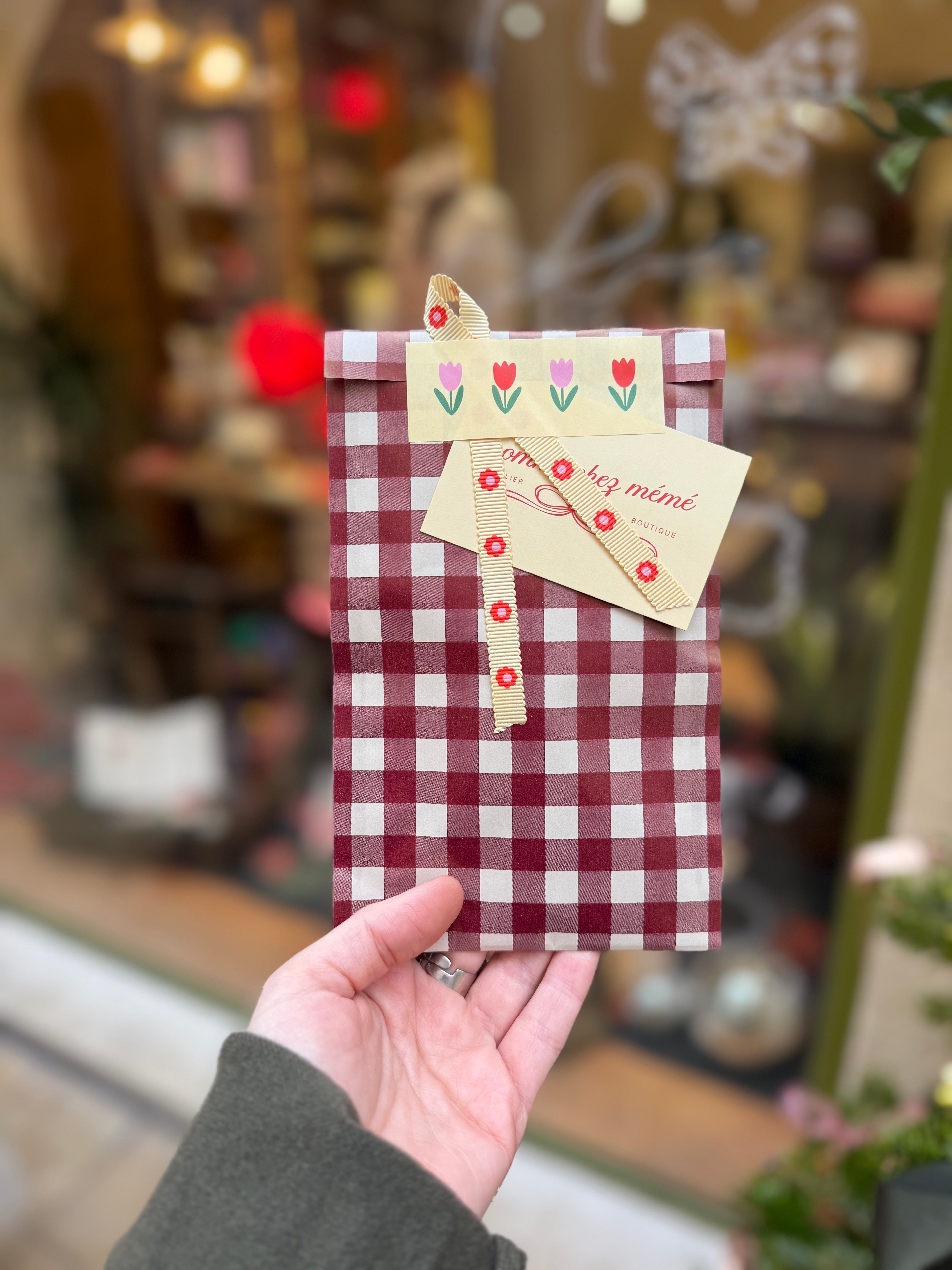 Emballage cadeau soigné