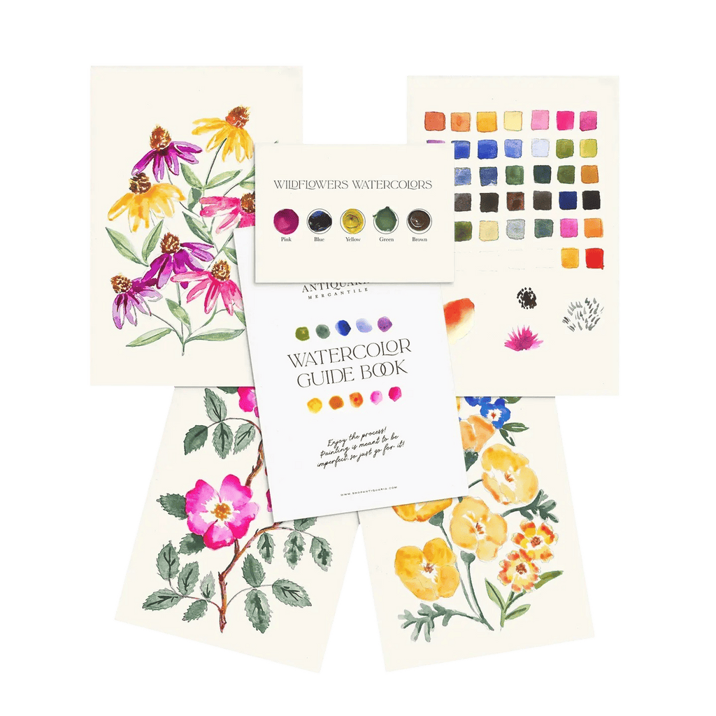 Kit Aquarelle Débutant Fleurs Sauvages n°1