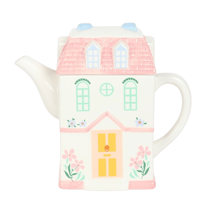 Théière Maison Cottage en Céramique