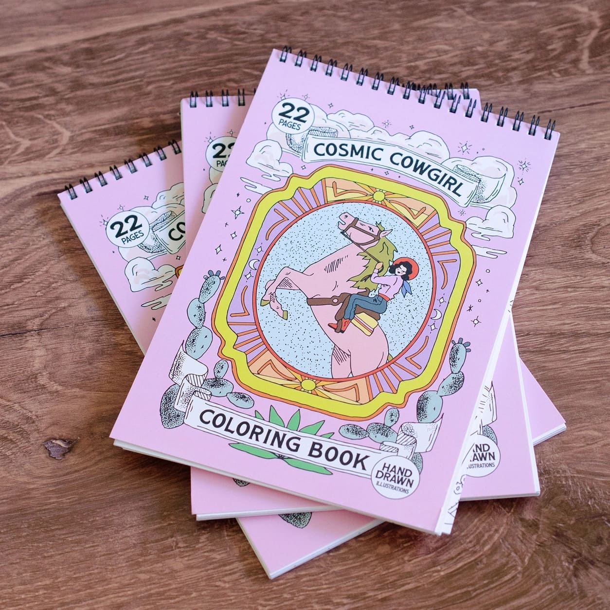 Livre de Coloriage Cosmic Cowgirl