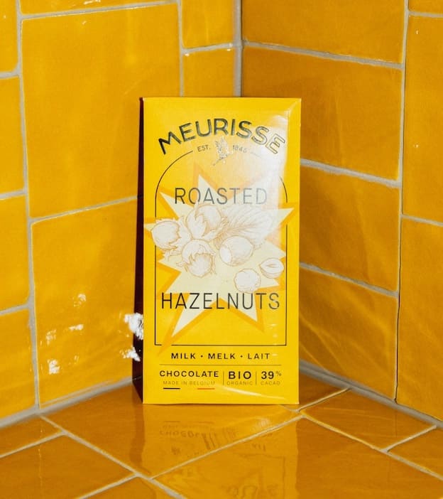 Chocolat au lait bio aux noisettes torréfiées