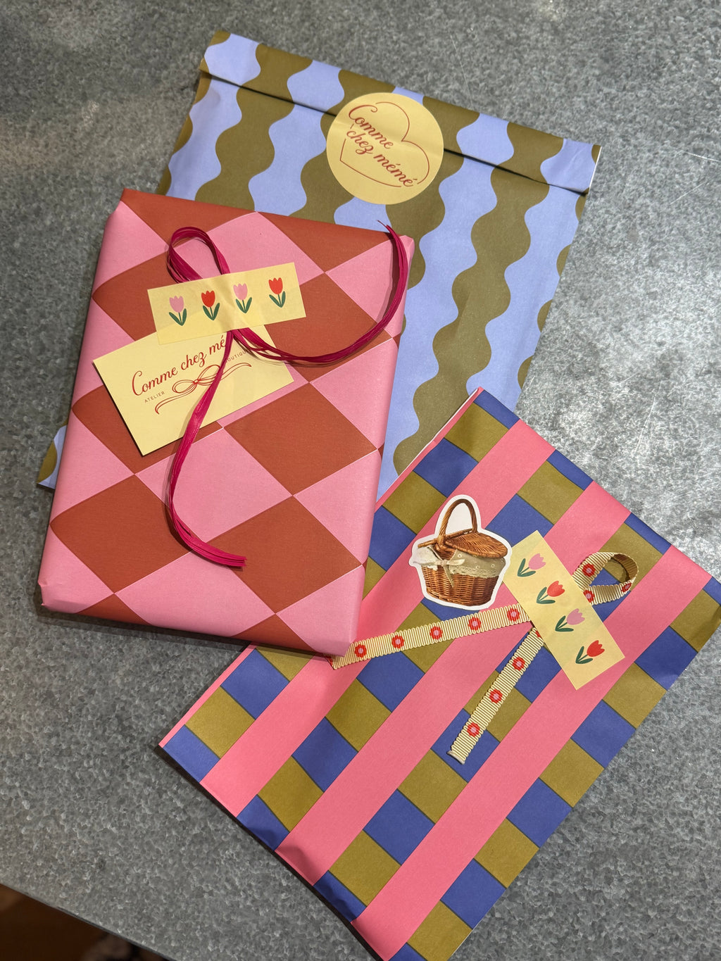 Emballage cadeau soigné
