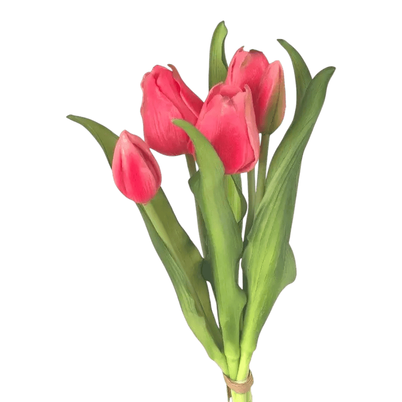 Botte de 5 Tulipes Artificielles Réalistes