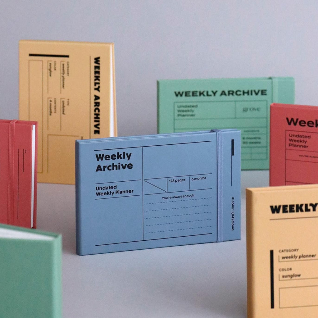 Agenda semainier non daté Weekly Archive