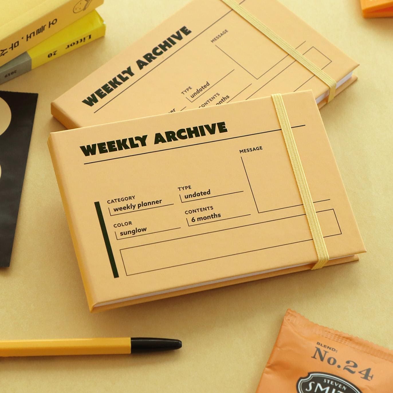 Agenda semainier non daté Weekly Archive