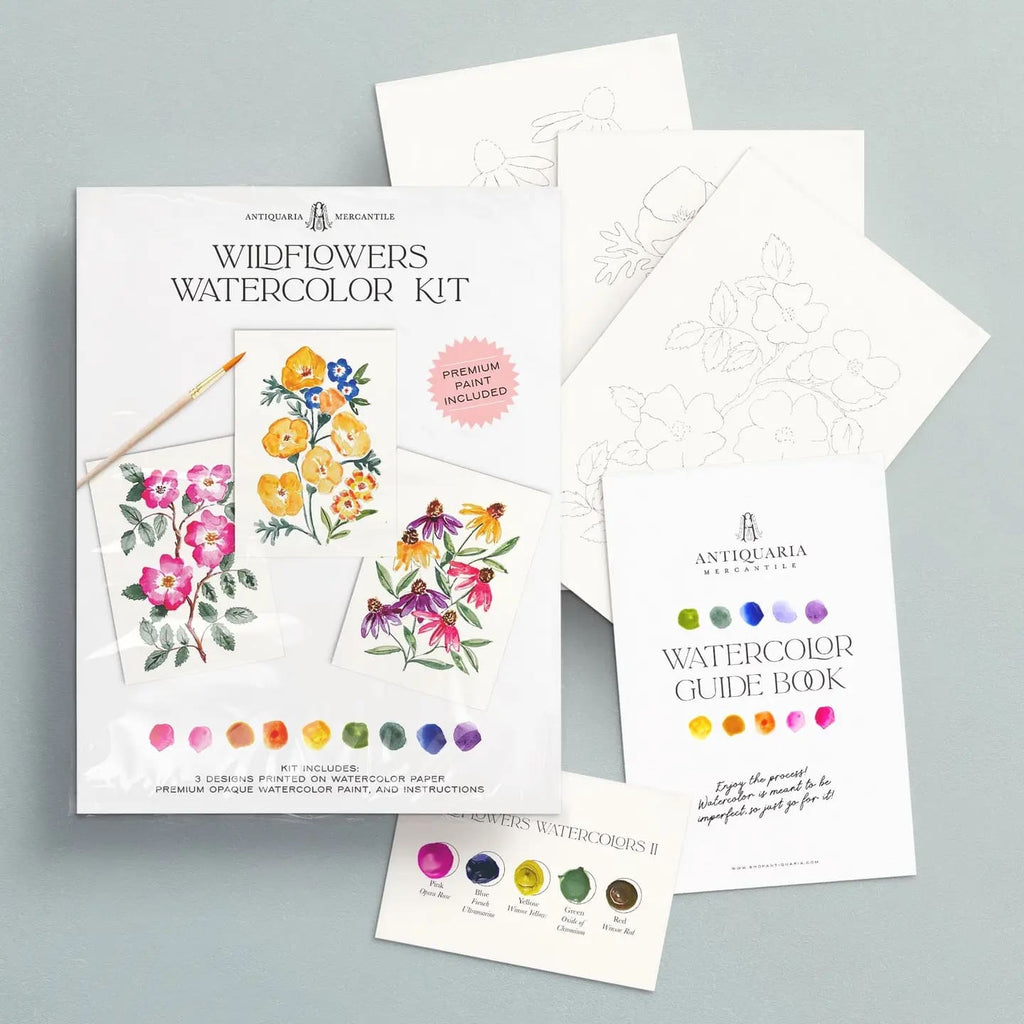Kit Aquarelle Débutant Fleurs Sauvages n°1