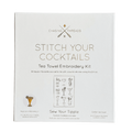 Kit Broderie Torchon Cocktails Classiques