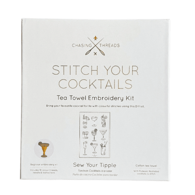 Kit Broderie Torchon Cocktails Classiques