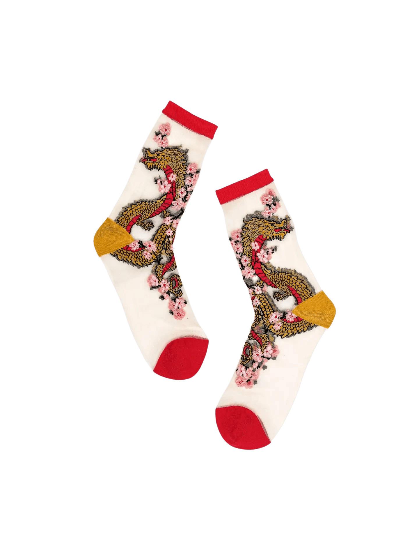 Chaussettes Transparentes - Dragon Sakura