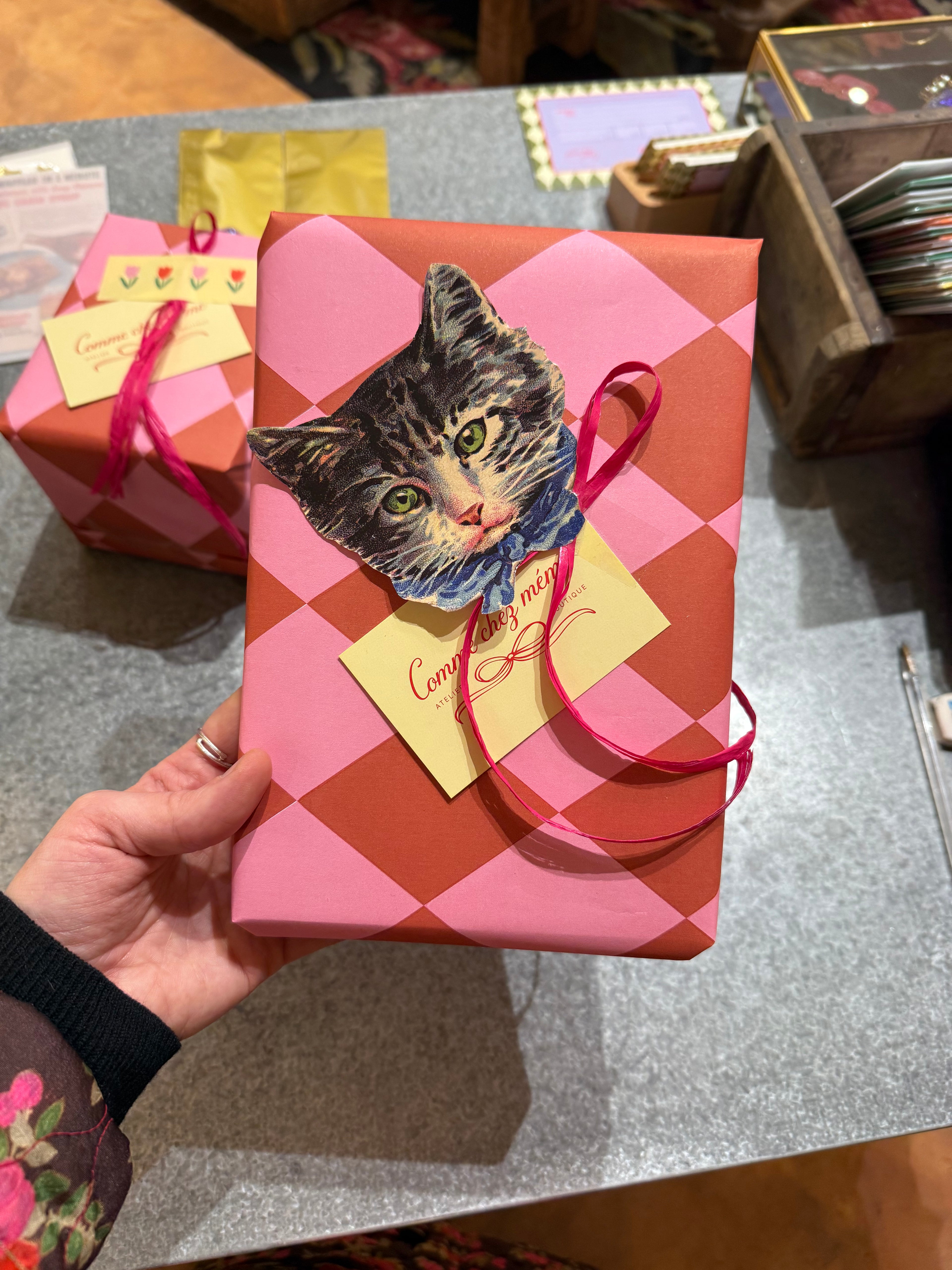 Emballage cadeau soigné