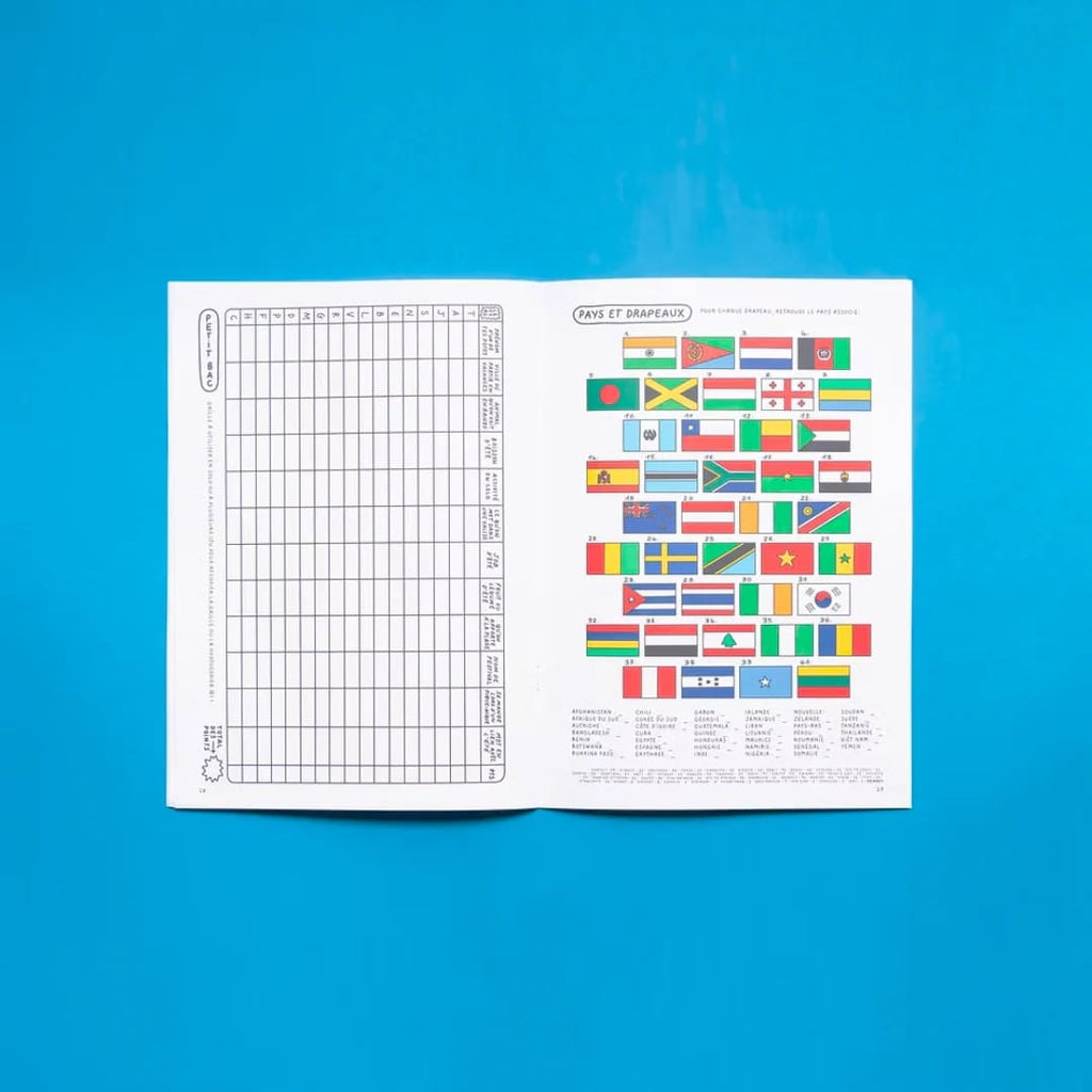 Cahier de vacances pour adultes - Jeux, quiz & activités créatives