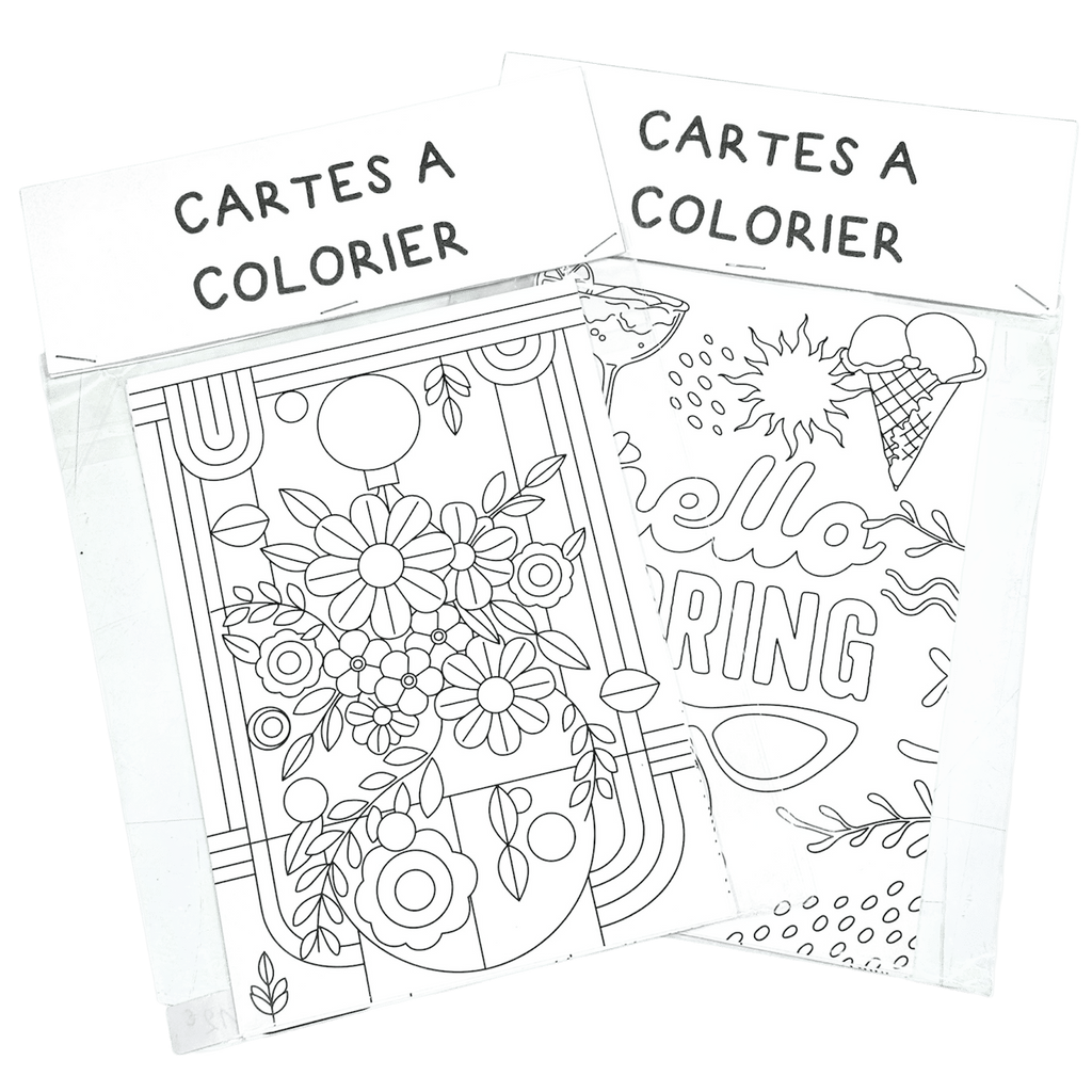 Cartes à Colorier Créatives
