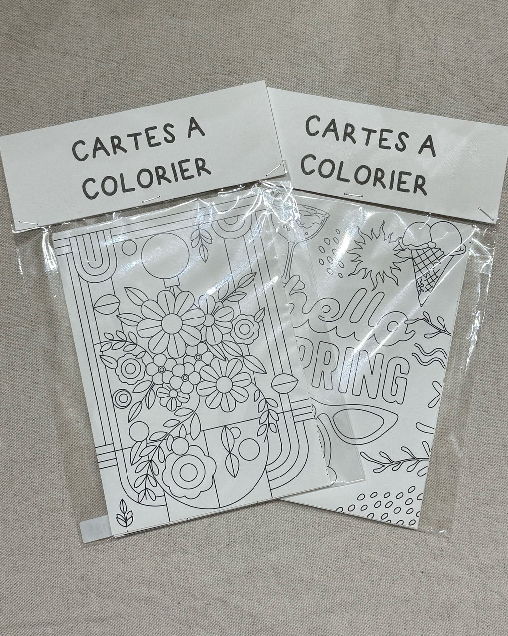 Cartes à Colorier Créatives