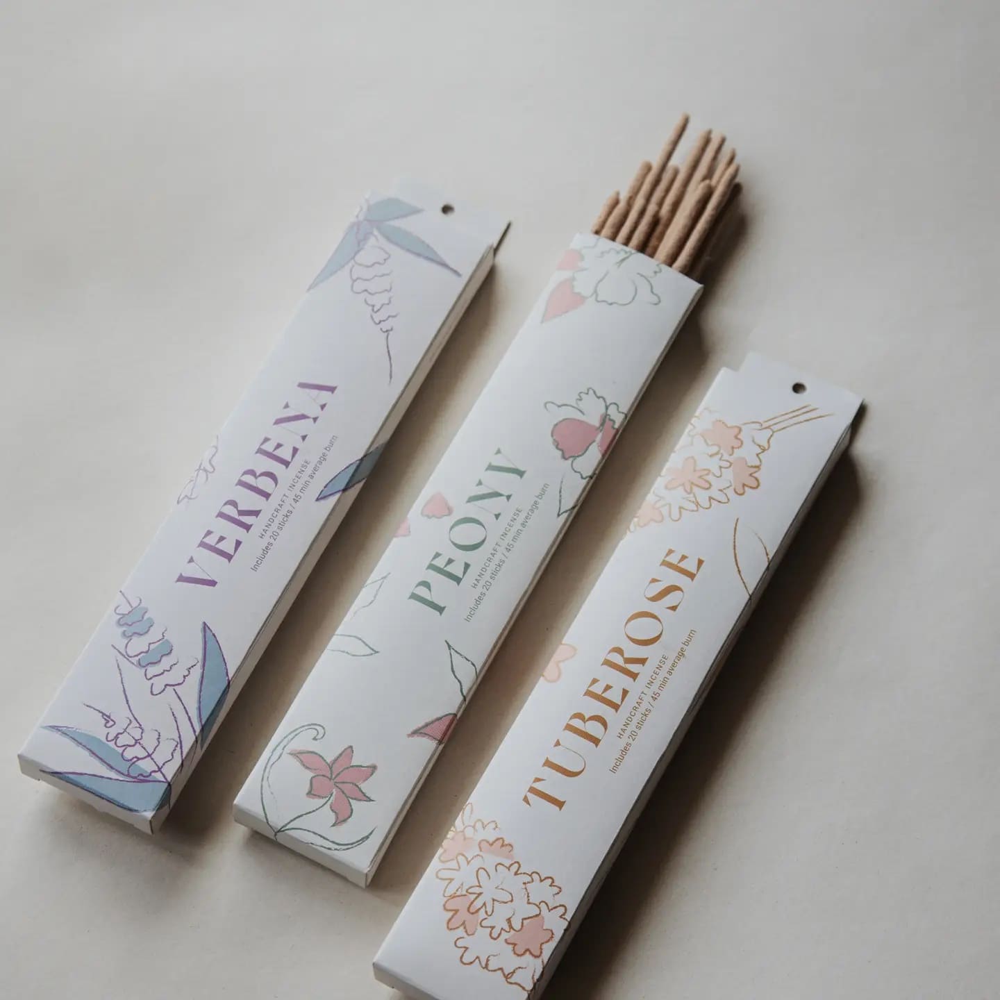 Encens artisanaux floraux - Fabriqué à la main en Argentine