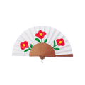 Mini éventail artisanal - Wild Poppies