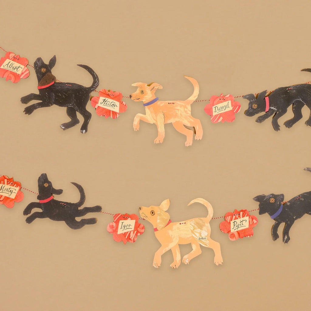 Guirlande Chiots en Papier