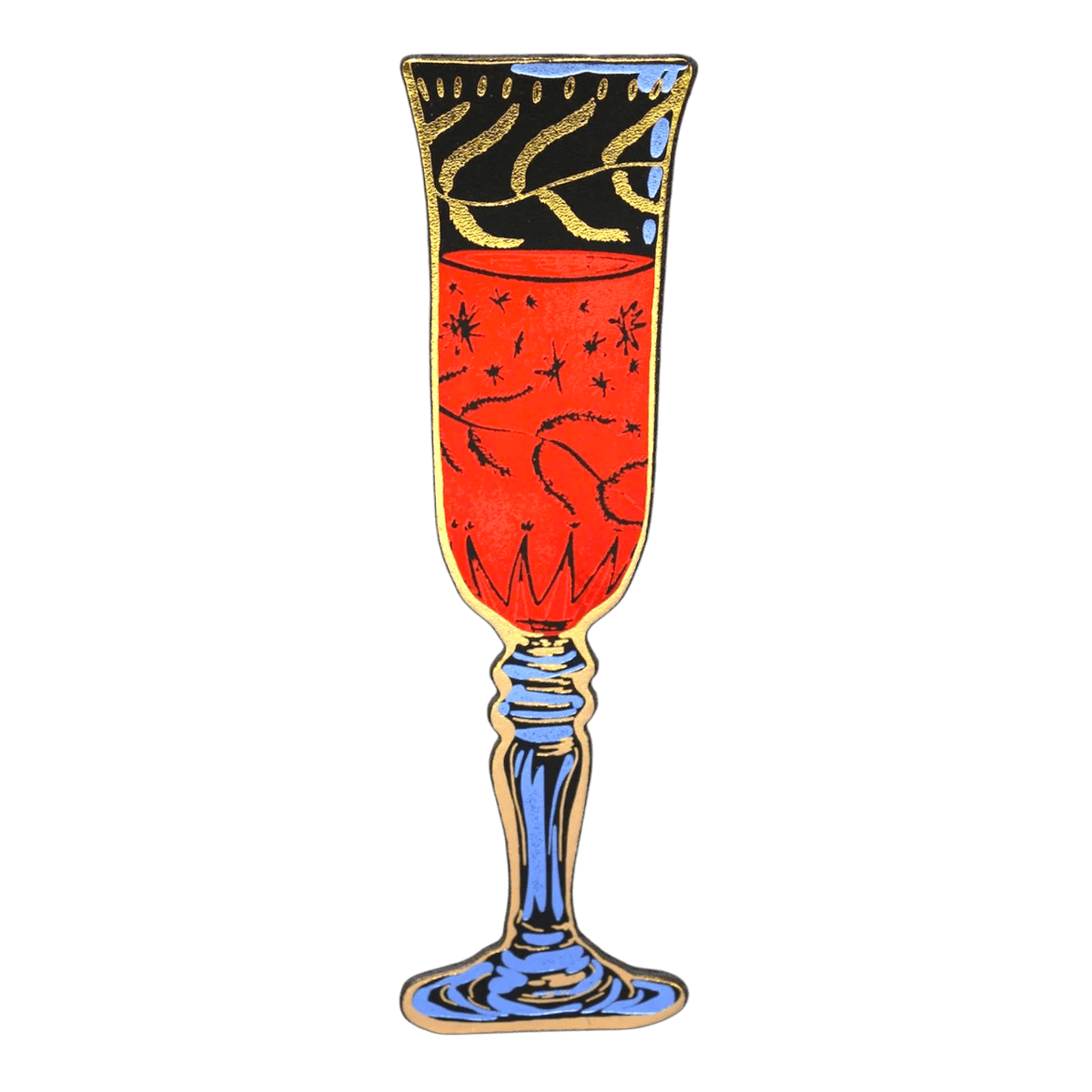 Marque-Page Cuir Verre de Vin