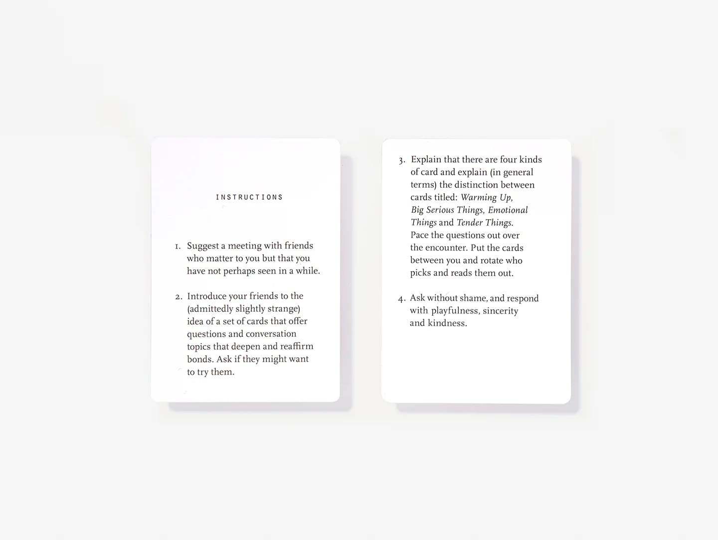 Meeting Friends - Jeu de Cartes pour des Conversations Plus Profondes entre Amis