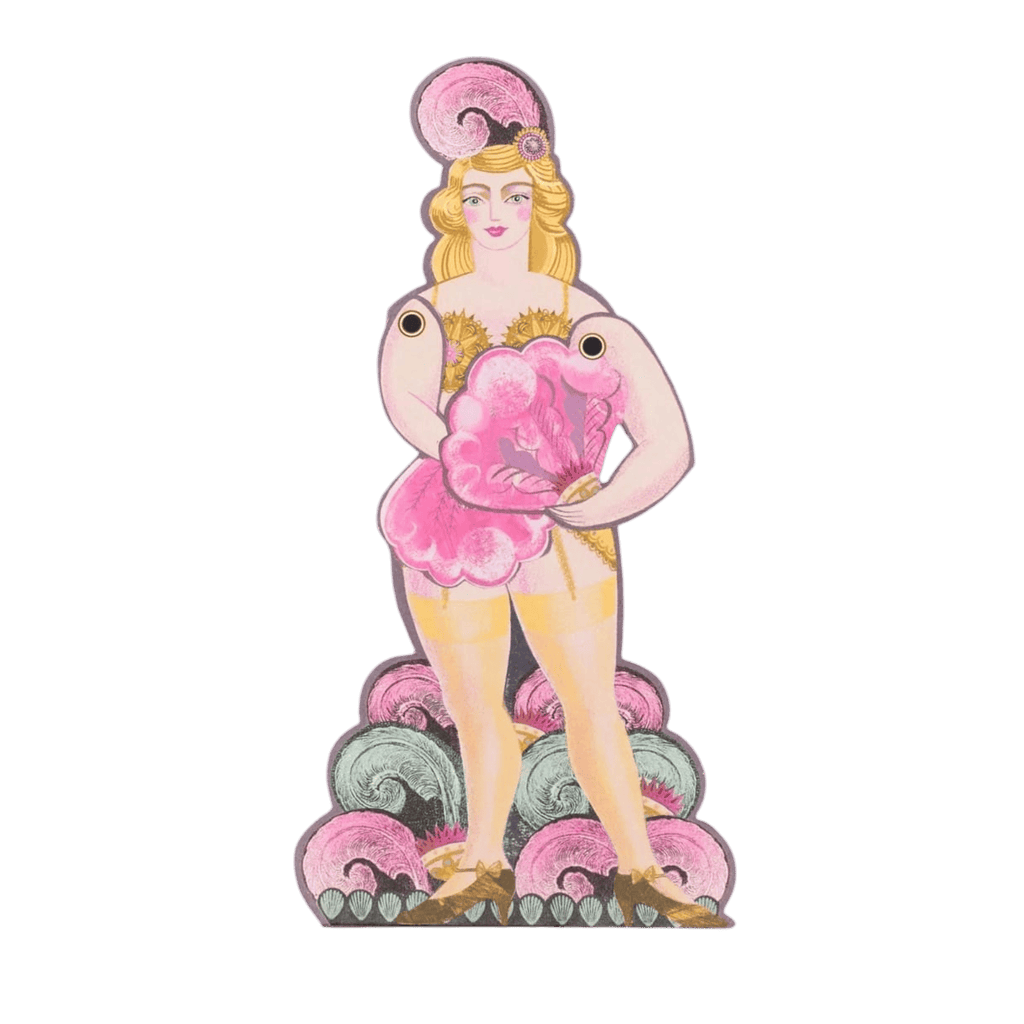 Carte Découpée Danseuse Fanny
