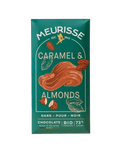 Chocolat noir bio aux amandes caramélisées 73 %
